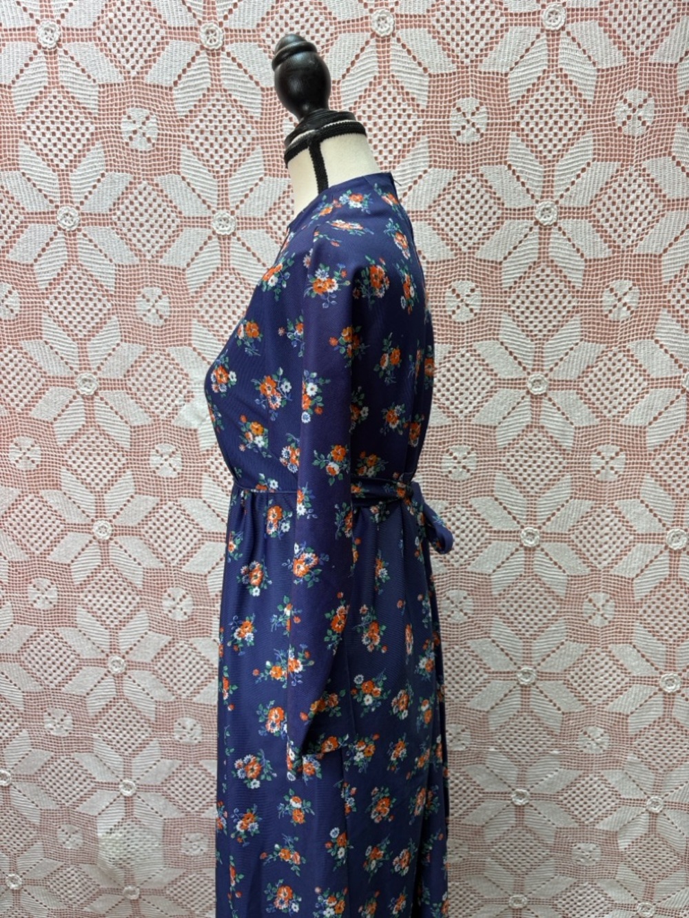 Vintage Mary Jane Floral Prairie Maxi Dress Size 8 - Picture 7 of 13